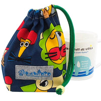 コップ入れ アニマルネイビー《入園・入学》