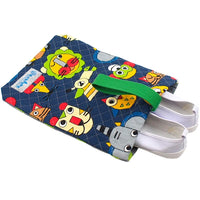 シューズバッグ(キルティング)アニマル