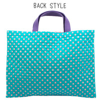 ピンクドット レッスンバッグ(キルティング)