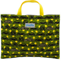 ラシックカー カーキ レッスンバッグ(キルティング)