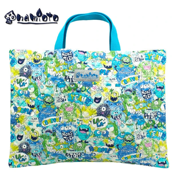 モンスターパーティ ブルー レッスンバッグ(キルティング) – BLANK bracket