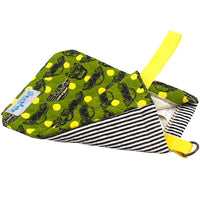 クラシックカー カーキ シューズバッグ キルティング