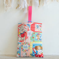 【ビニールコーティング仕様雨でも安心♡】BLANK bracket SCHOOL GOODS Shoe case (Girl's)