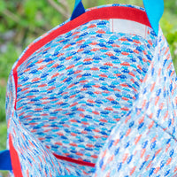 【ビニールコーティング仕様雨でも安心♡】BLANK bracket SCHOOL GOODS Liberty Shoe case (Boy's)