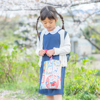 【ビニールコーティング仕様雨でも安心♡】BLANK bracket SCHOOL GOODS Shoe case (Girl's)