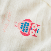 S&YB OWL GAUZE FACE TOWEL