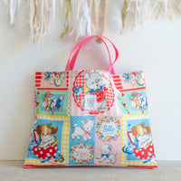 【ビニールコーティング仕様雨でも安心♡】BLANK bracket  SCHOOL GOODS  Lesson Bag  (Girl's)