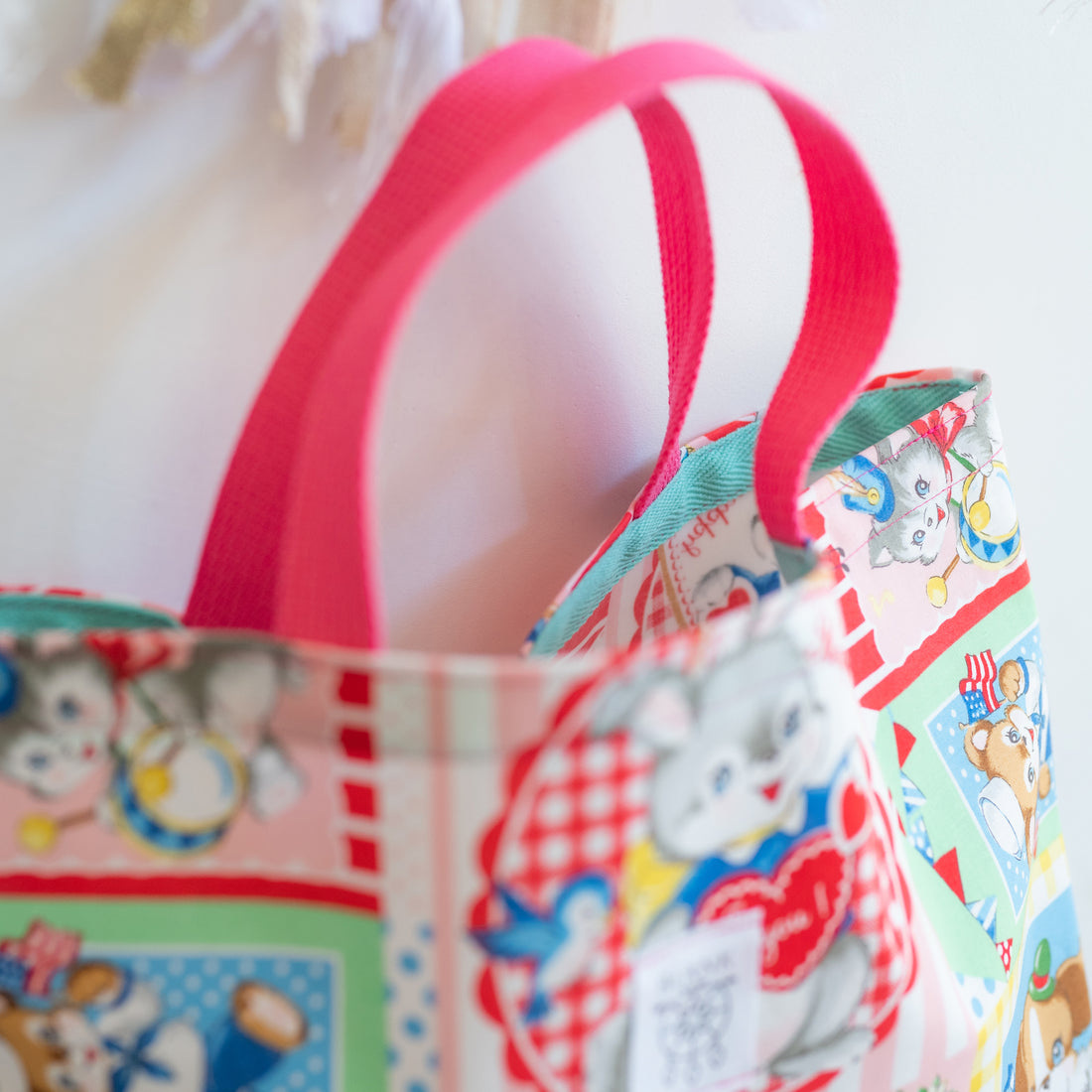 【ビニールコーティング仕様雨でも安心♡】BLANK bracket  SCHOOL GOODS  Lesson Bag  (Girl's)